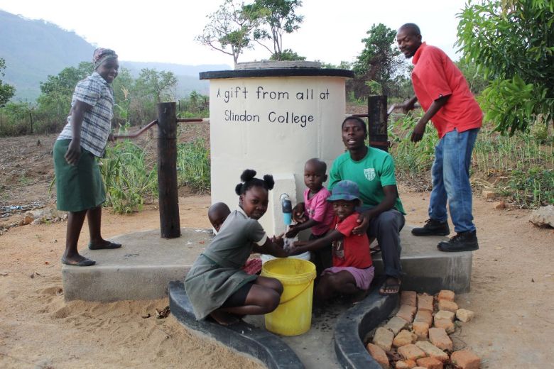 Slindon College Elephant Pump Well in Manicaland, Zimbabwe built in partneship with AquAid and The Africa Trust charity