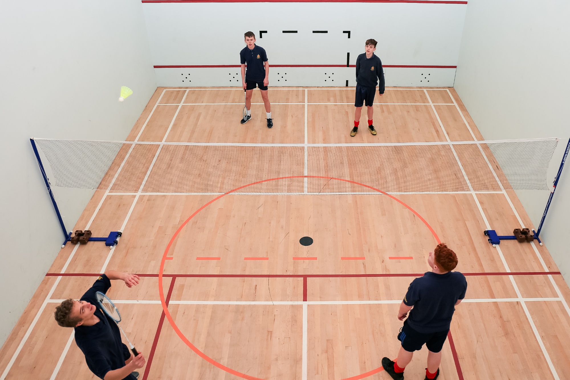 indoor sports badminton slindon college