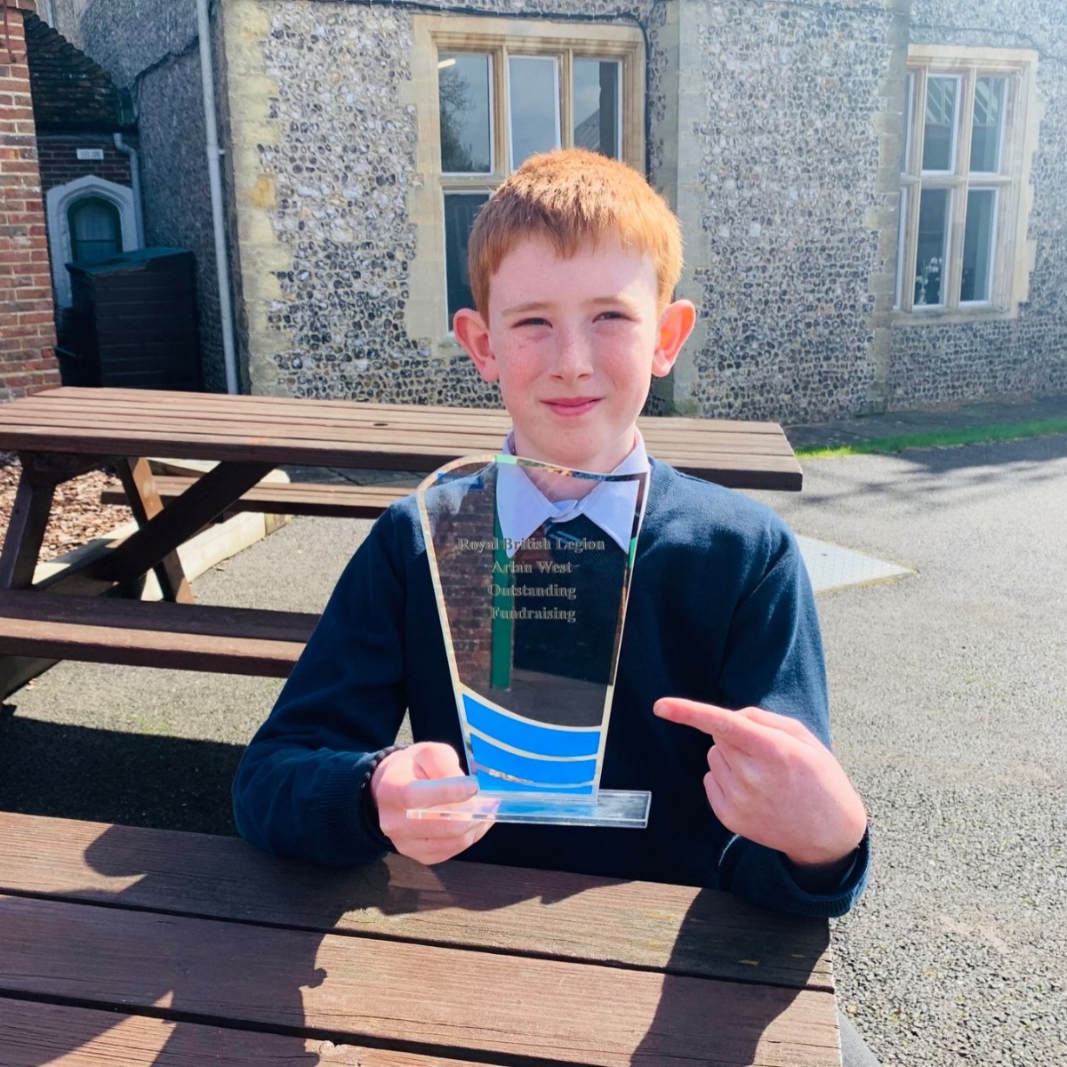 Arlan raises over £12,500 for Charity! - Slindon College